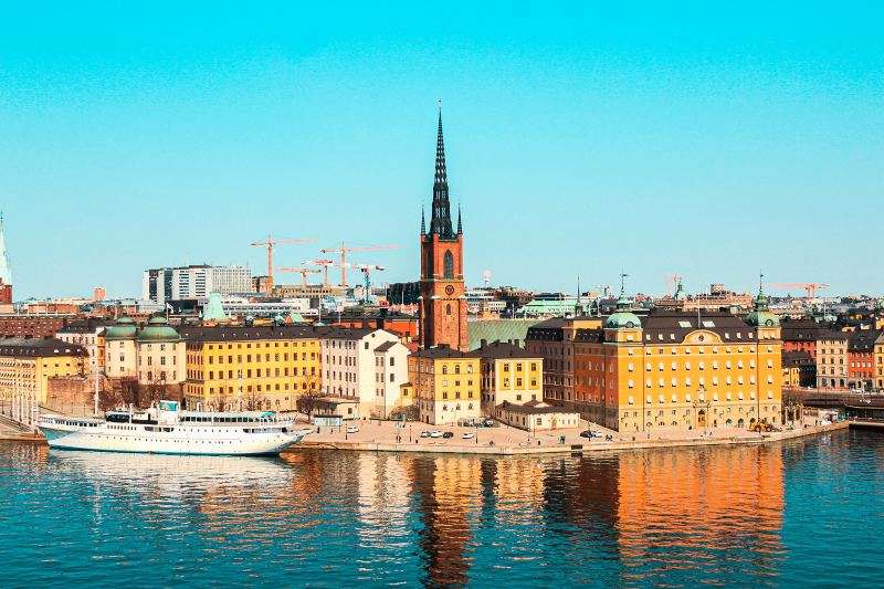 Foto av Stockholms hamn av fotografen Ana Borquéz
